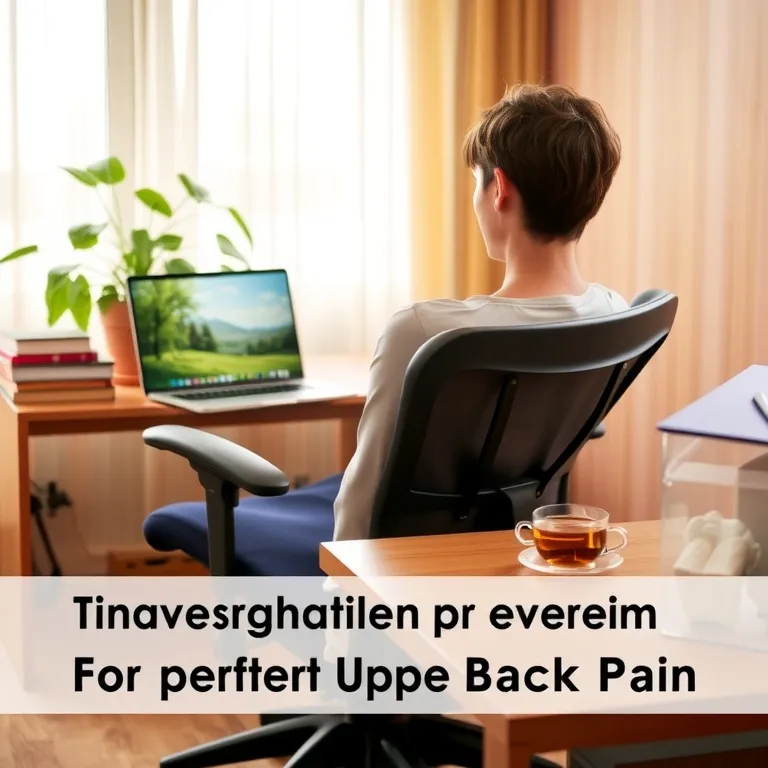 bolečine v zgornjem delu hrbta