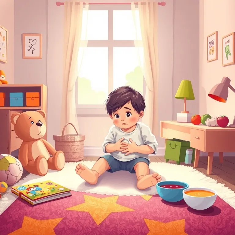 bolečine v trebuhu pri otroku