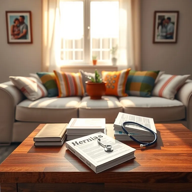 dimeljska kila bolečine